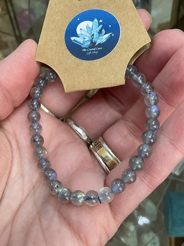 Labradorite 6mm Bead Bracelet - Image 3