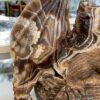 Chocolate Calcite Dragon on Castle Carving - Image 3