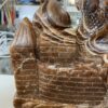 Chocolate Calcite Dragon on Castle Carving - Image 8