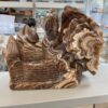 Chocolate Calcite Dragon on Castle Carving - Image 9