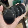 Midnight Lace Obsidian Palm Stone - Image 2