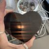 Midnight Lace Obsidian Heart Carving - Image 4
