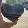 Midnight Lace Obsidian Heart Carving - Image 5