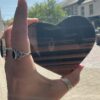 Midnight Lace Obsidian Heart Carving - Image 6
