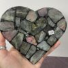 Labradorite Heart