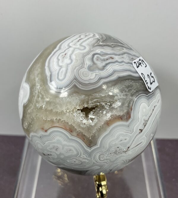 Crazy Lace Agate Sphere