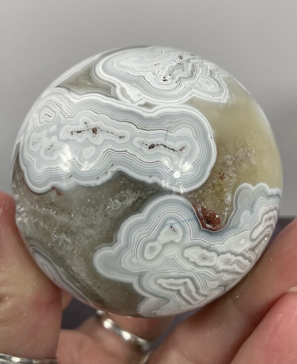Crazy Lace Agate Sphere - Image 4