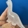 Rose Quartz Dinosaur Carving - Image 6