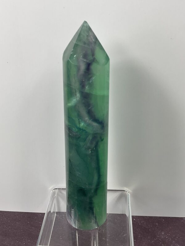 Large Cylindrical Fluorite Tower - Image 3