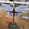 Blue Lace Agate Butterfly Wings on Stand - Image 4