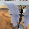Blue Lace Agate Butterfly Wings on Stand - Image 5