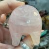 Rose Quartz Piggy Carving - Image 8