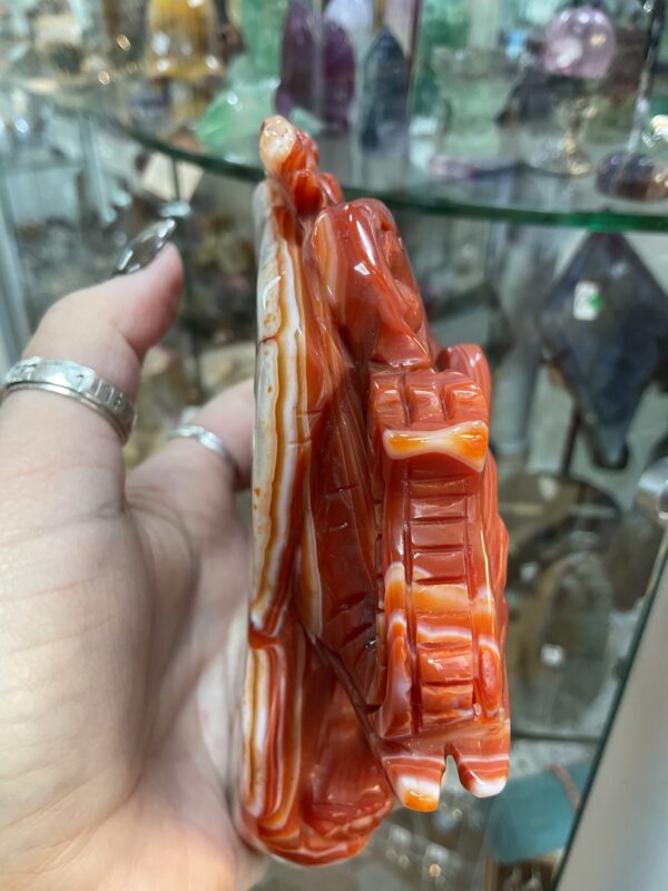 Carnelian Elephant Carving - Image 12