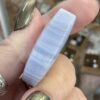 Blue Lace Agate Cat Head Carving - Image 10