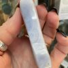 Blue Lace Agate Crescent Moon Carving - Image 7