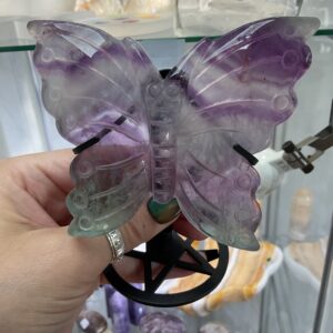 Fluorite Butterfly on Stand