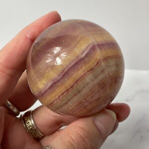 Candy Rainbow Fluorite Sphere