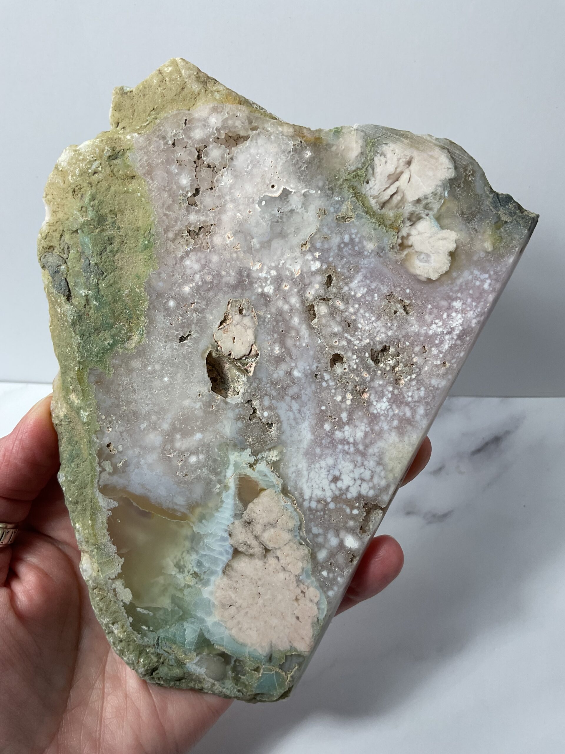 Flower Agate Slice - Image 3