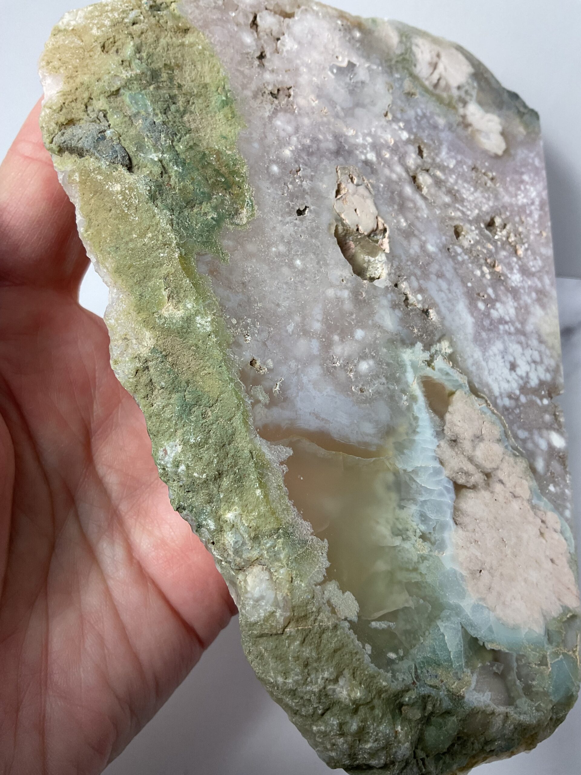 Flower Agate Slice - Image 7