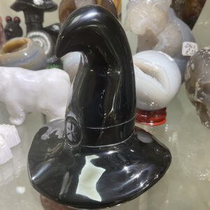 Black Obsidian Witch’s Hat