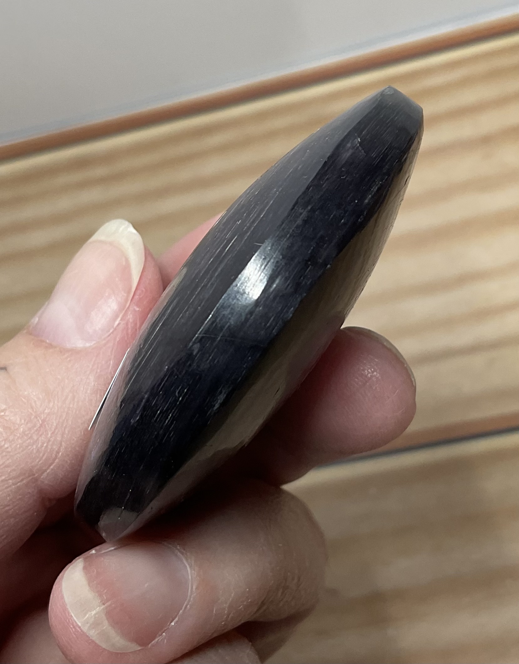 Purple Mica (Gemmy Lepidolite) Palm Stone - Image 11