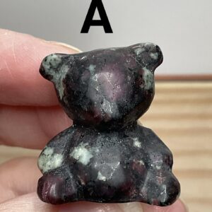 Eudialyte Teddy Bear Carving