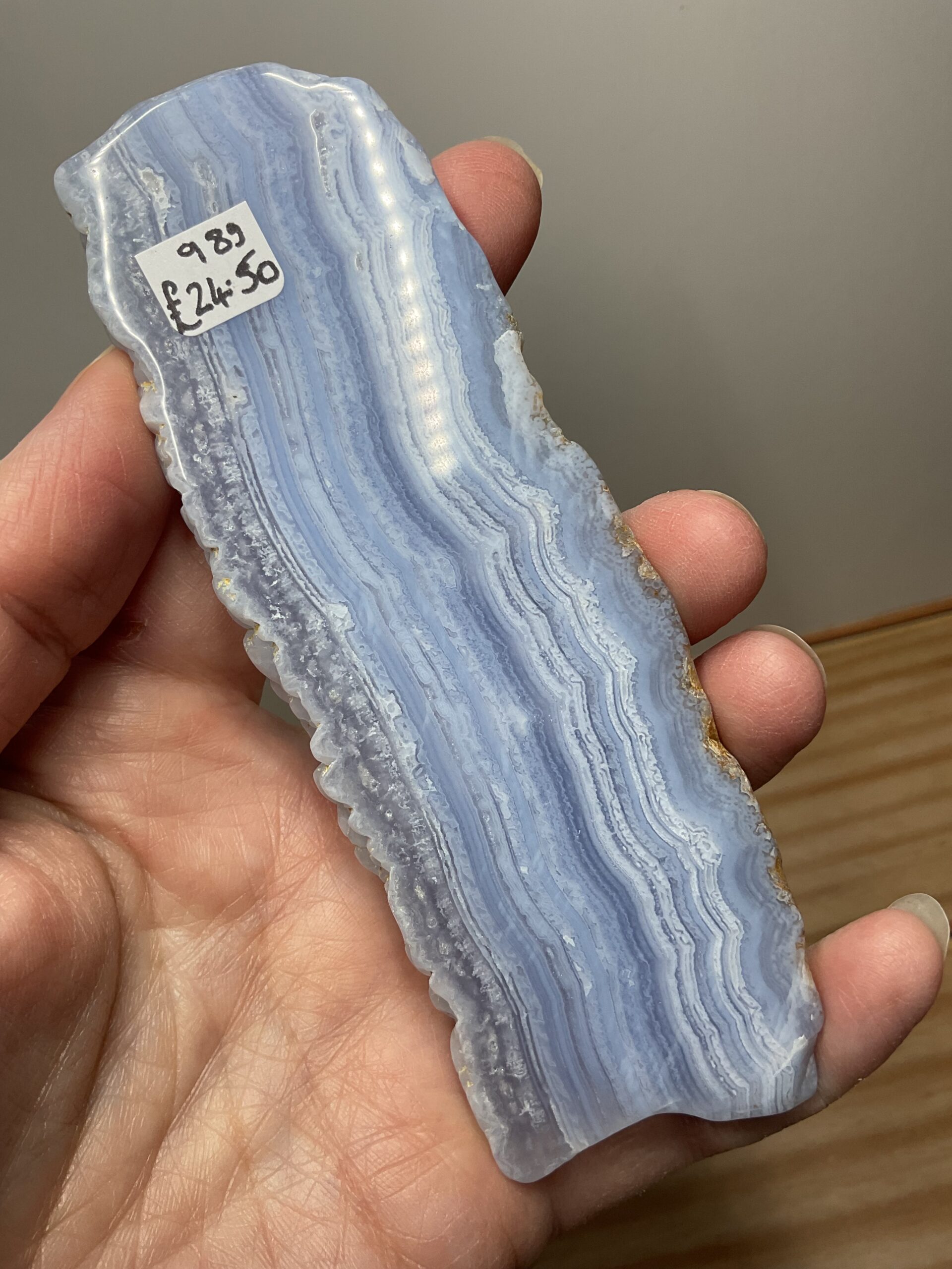Blue Lace Agate Slice - Image 3