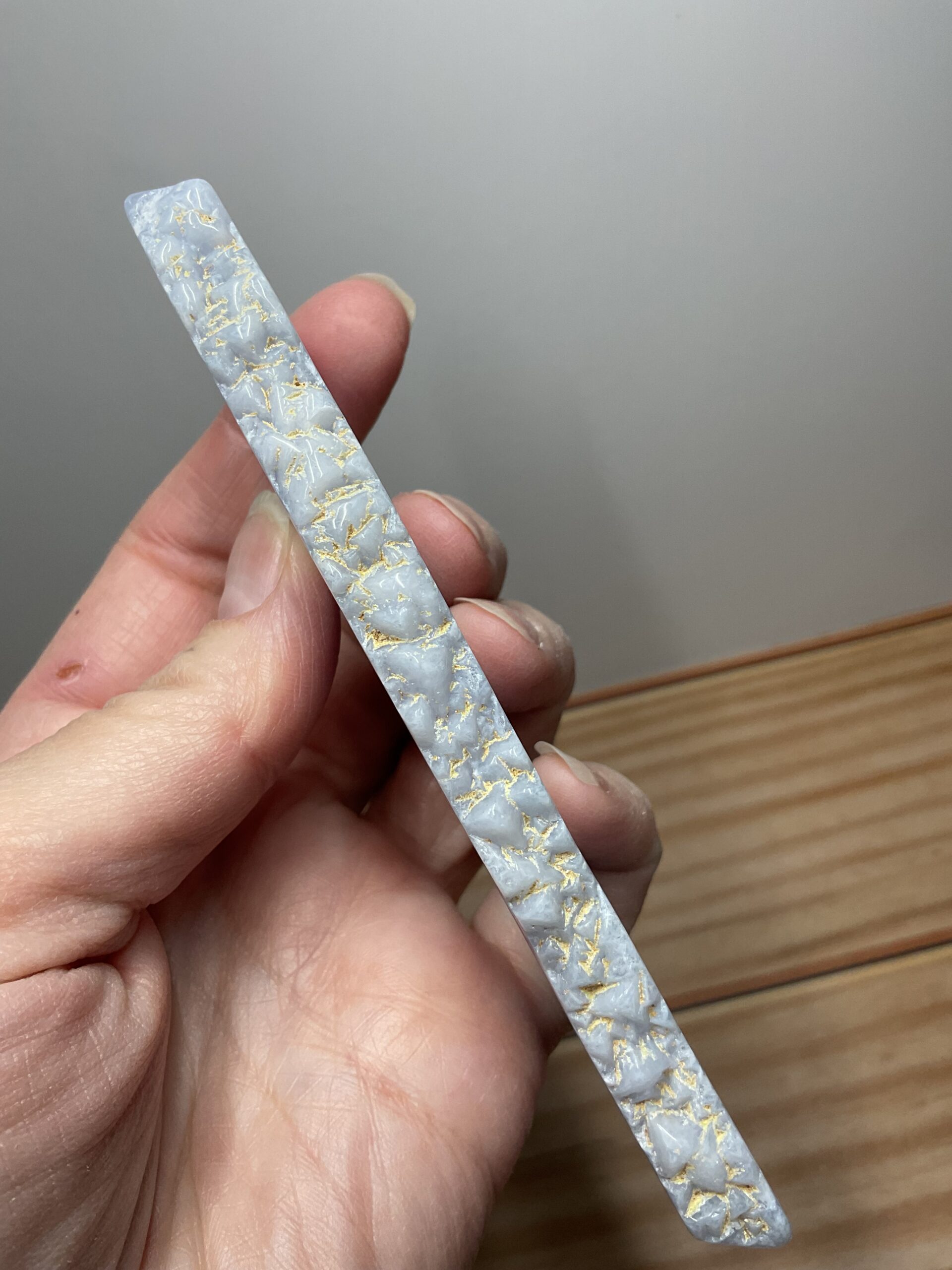 Blue Lace Agate Slice - Image 4