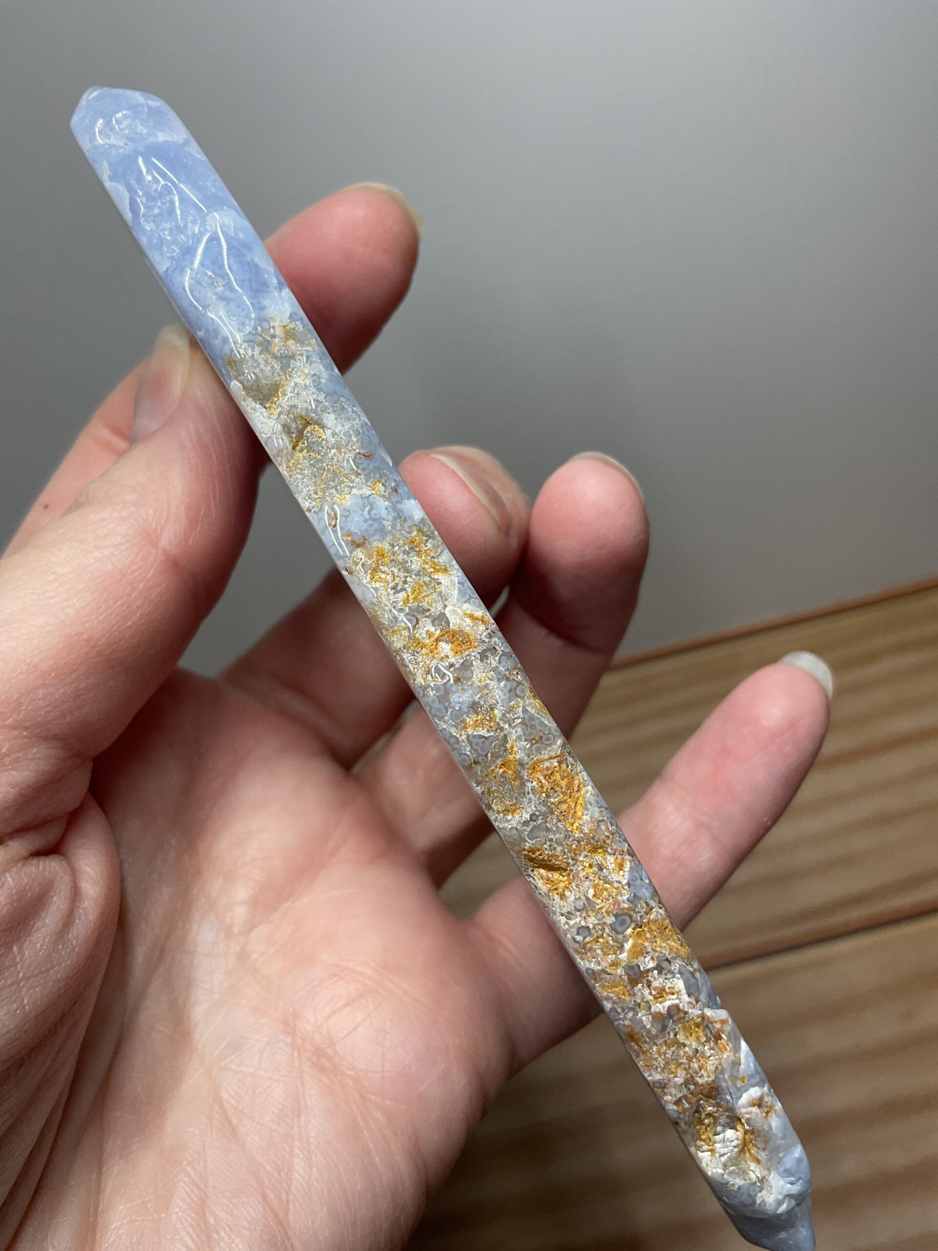 Blue Lace Agate Slice - Image 5