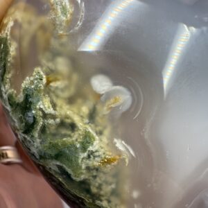 Scenic Moss Agate Large Heart