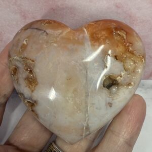 Pink Carnelian Heart