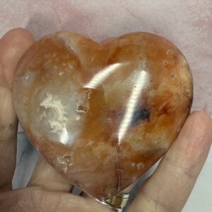 Pink Carnelian Heart