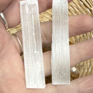 Selenite (Satin Spar) unpolished stick