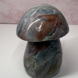 Large Ocean Jasper Mushroom Carving