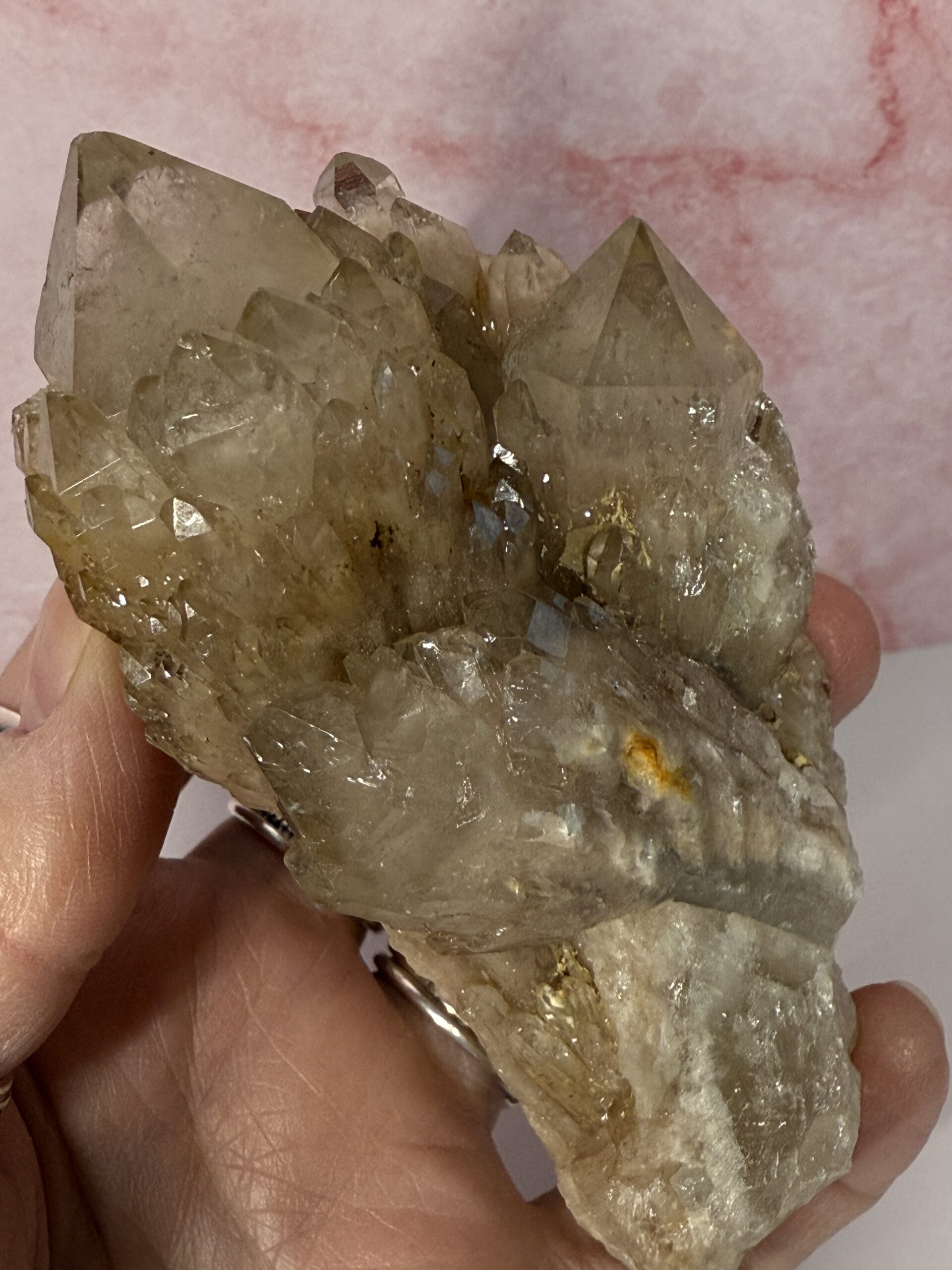 Smoky Quartz Luena Cluster