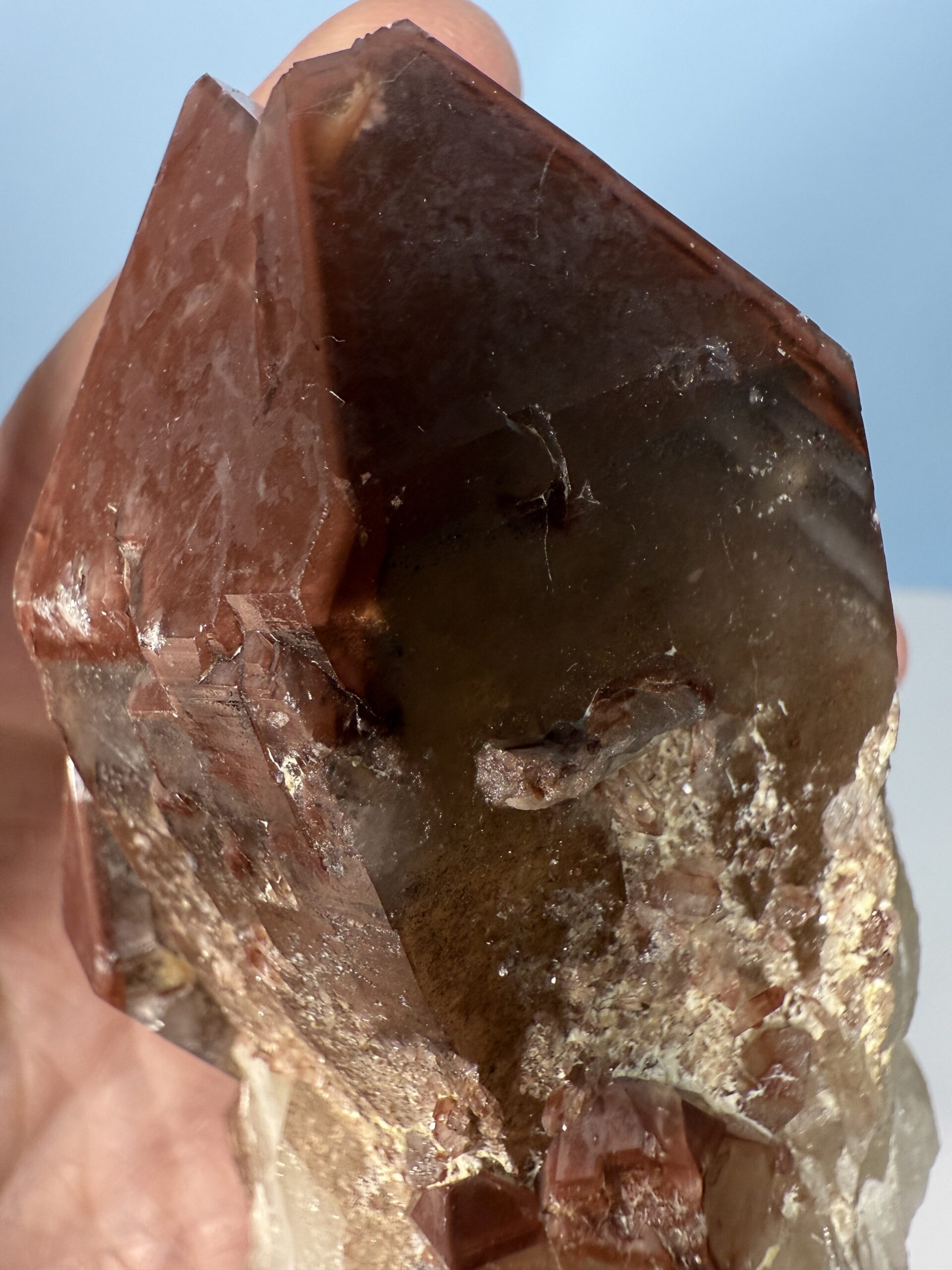 Natural Hematoid Quartz Point - Image 4