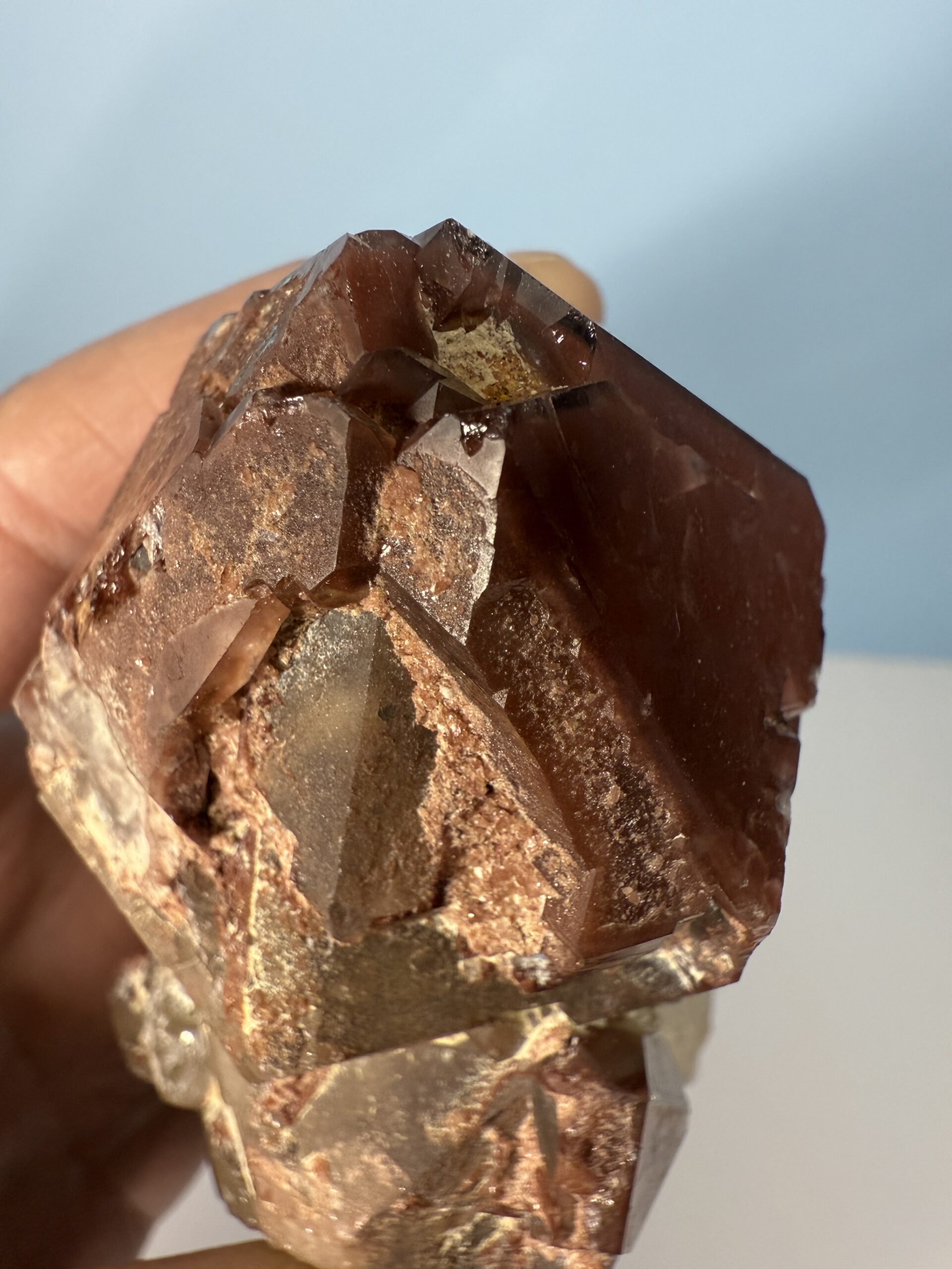Natural Hematoid Quartz Point - Image 5