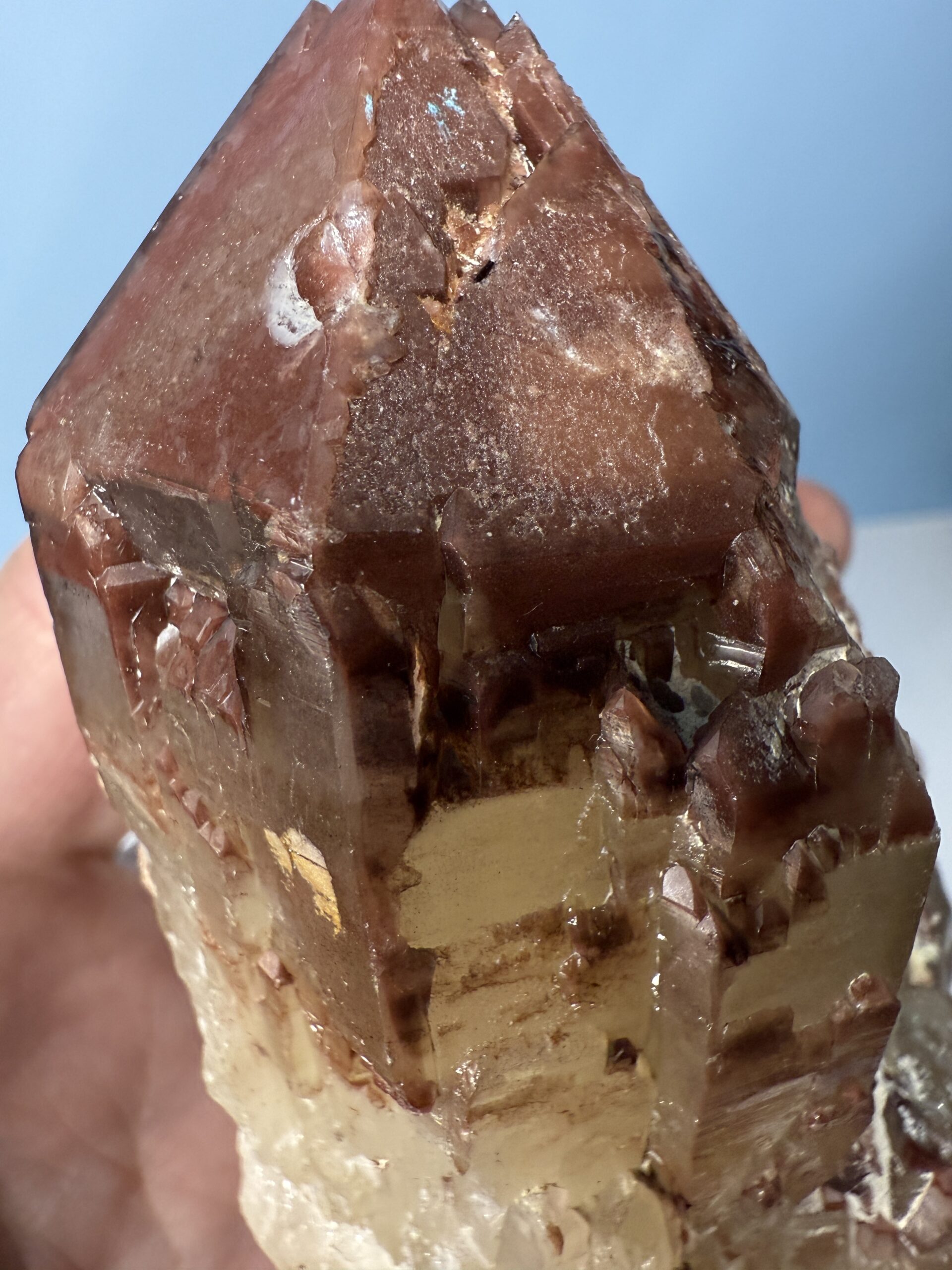 Natural Hematoid Quartz Point