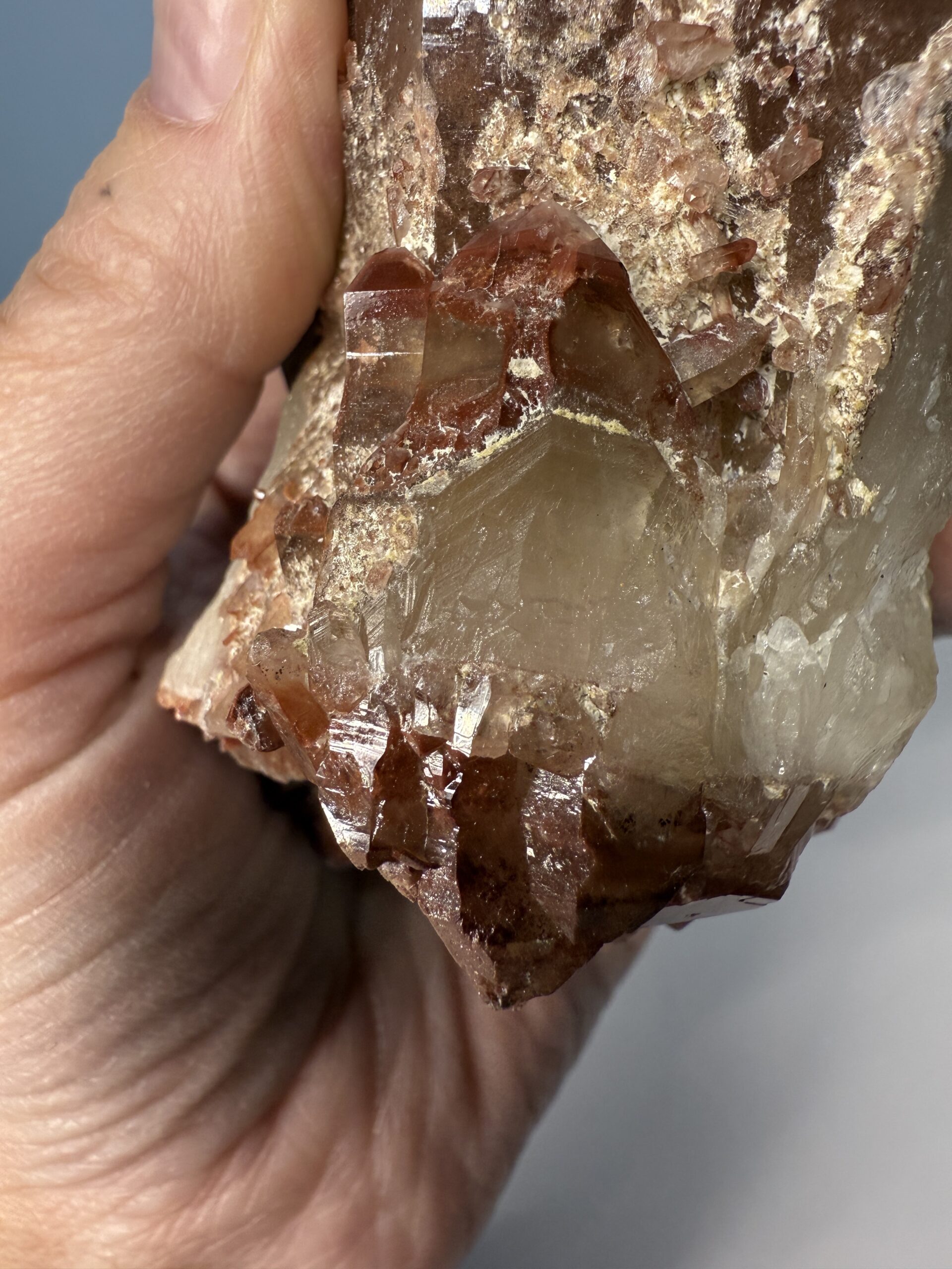 Natural Hematoid Quartz Point - Image 9