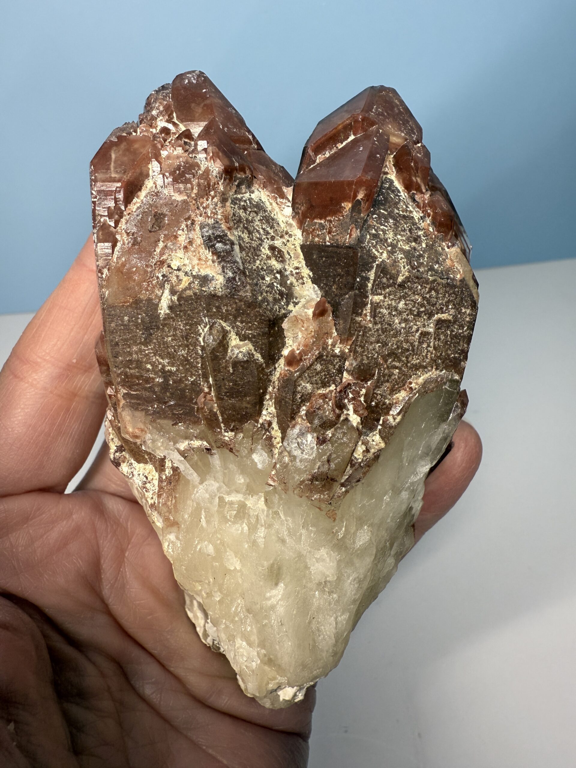 Natural Hematoid Quartz Twin Point - Image 4