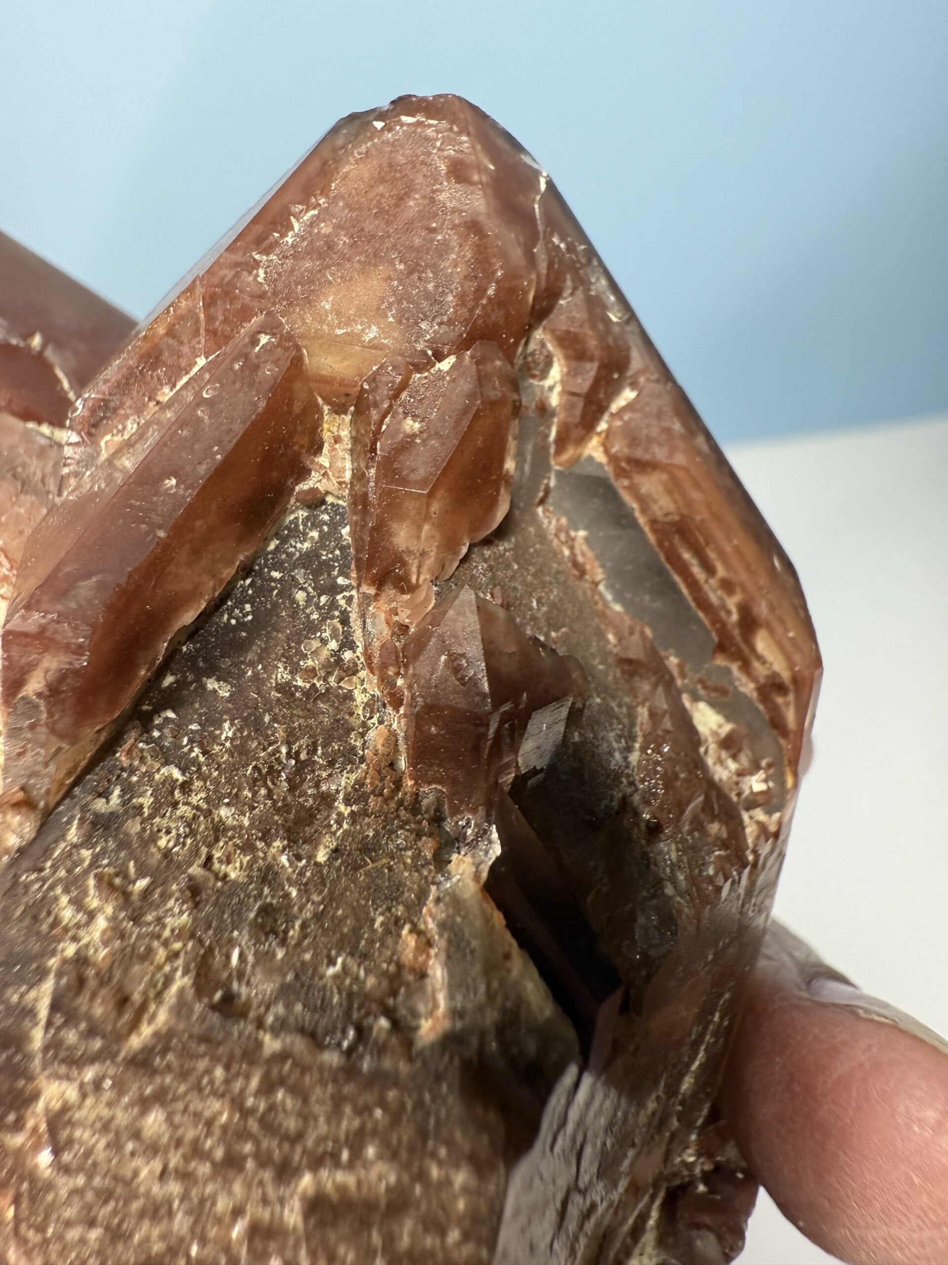 Natural Hematoid Quartz Twin Point - Image 6