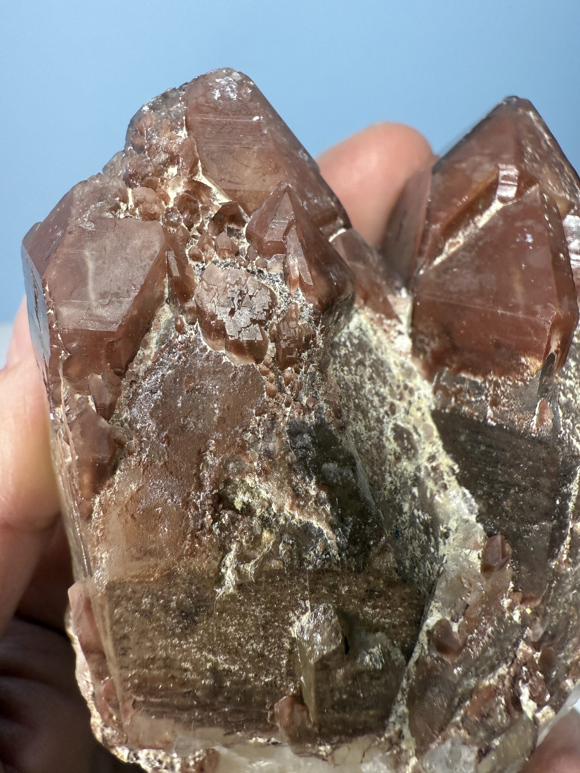 Natural Hematoid Quartz Twin Point - Image 7