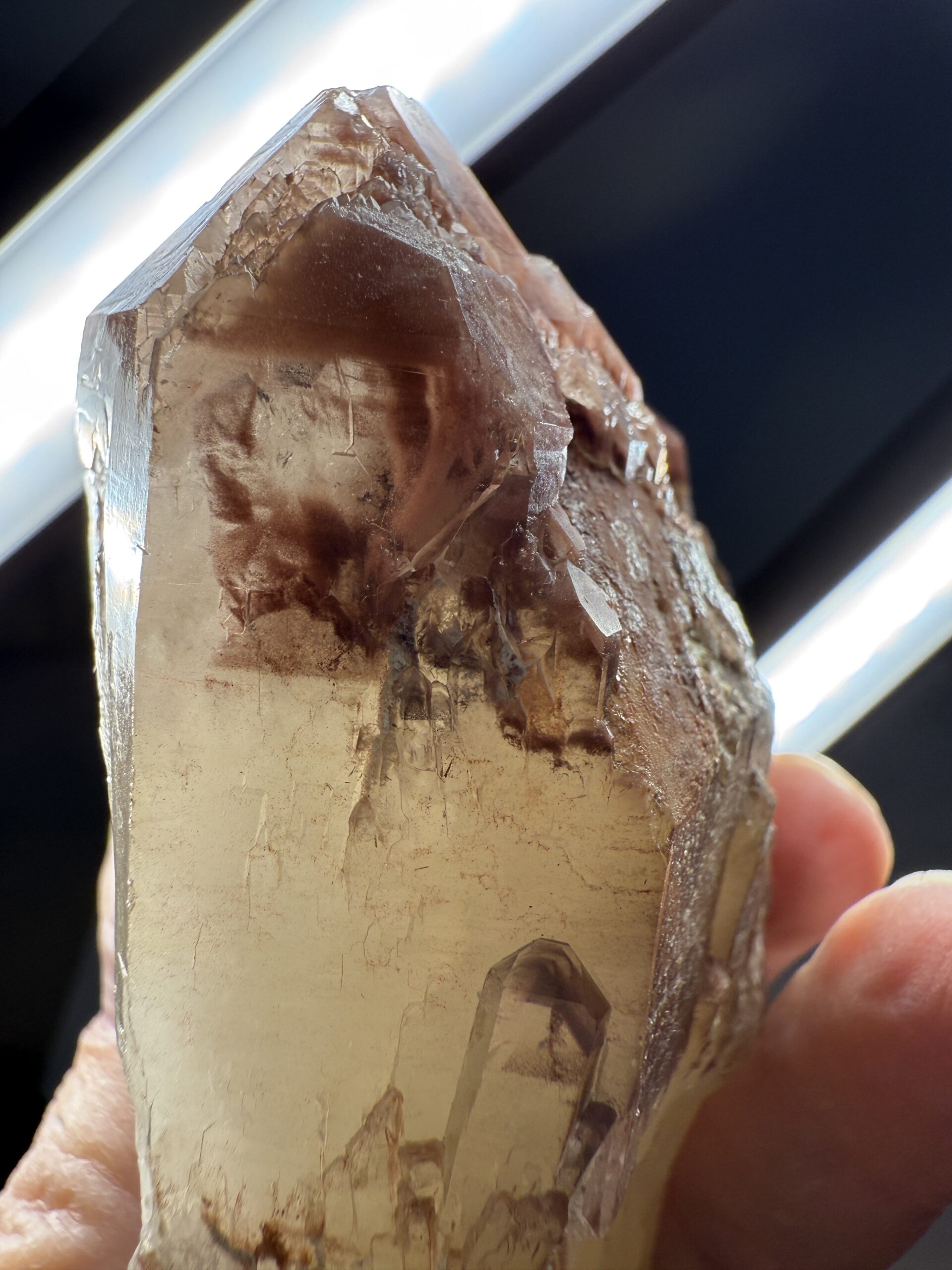 Natural Hematoid Quartz Twin Point - Image 11