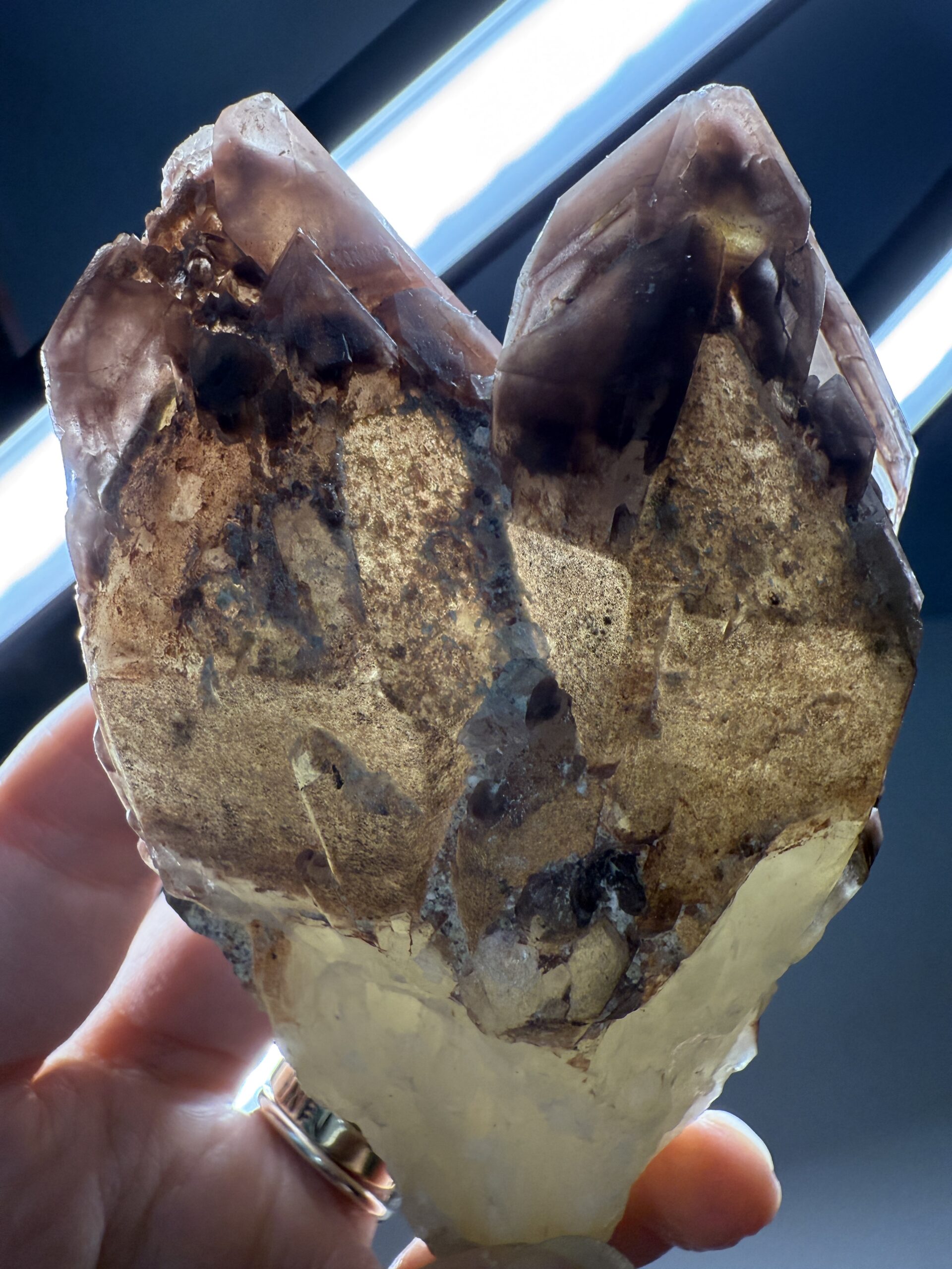 Natural Hematoid Quartz Twin Point - Image 12