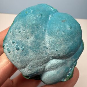 Chrysocolla on Malachite Specimen