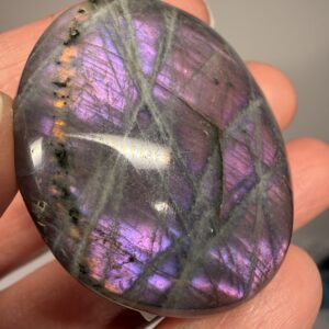 Purple Labradorite Palm Stone
