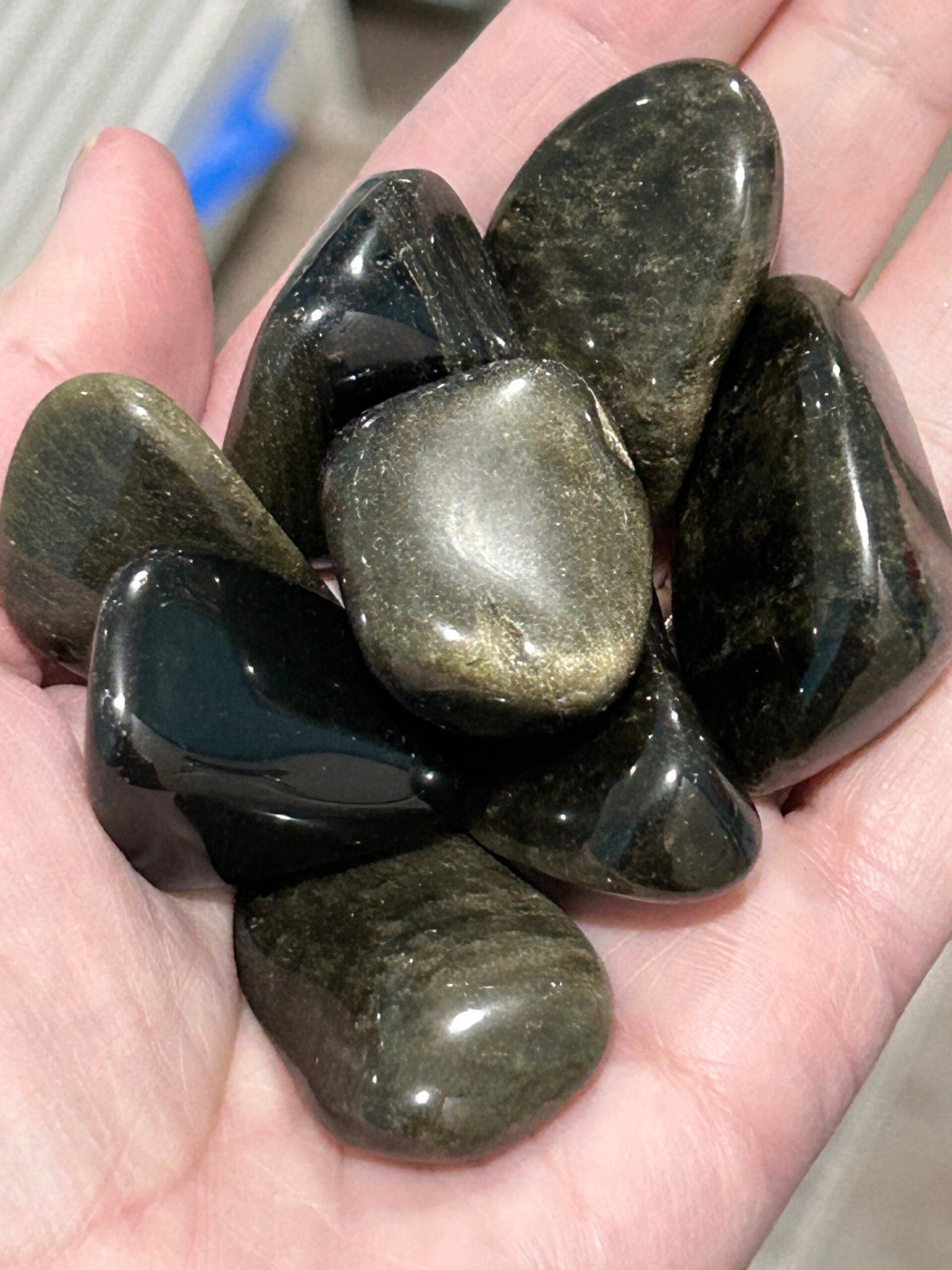 Gold Sheen Obsidian Tumble Stone
