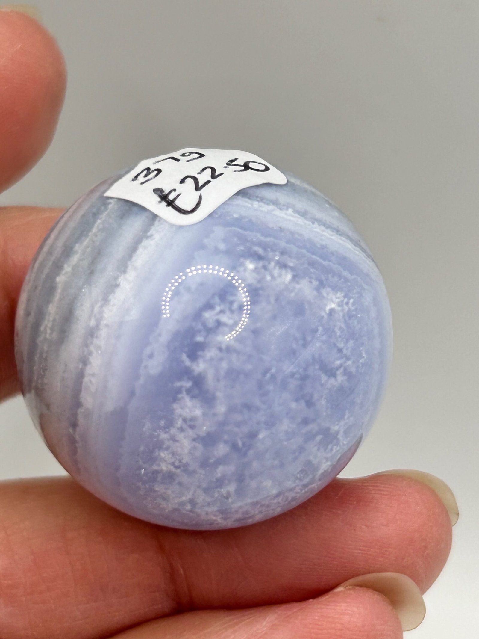 Blue Lace Agate Sphere - Image 4