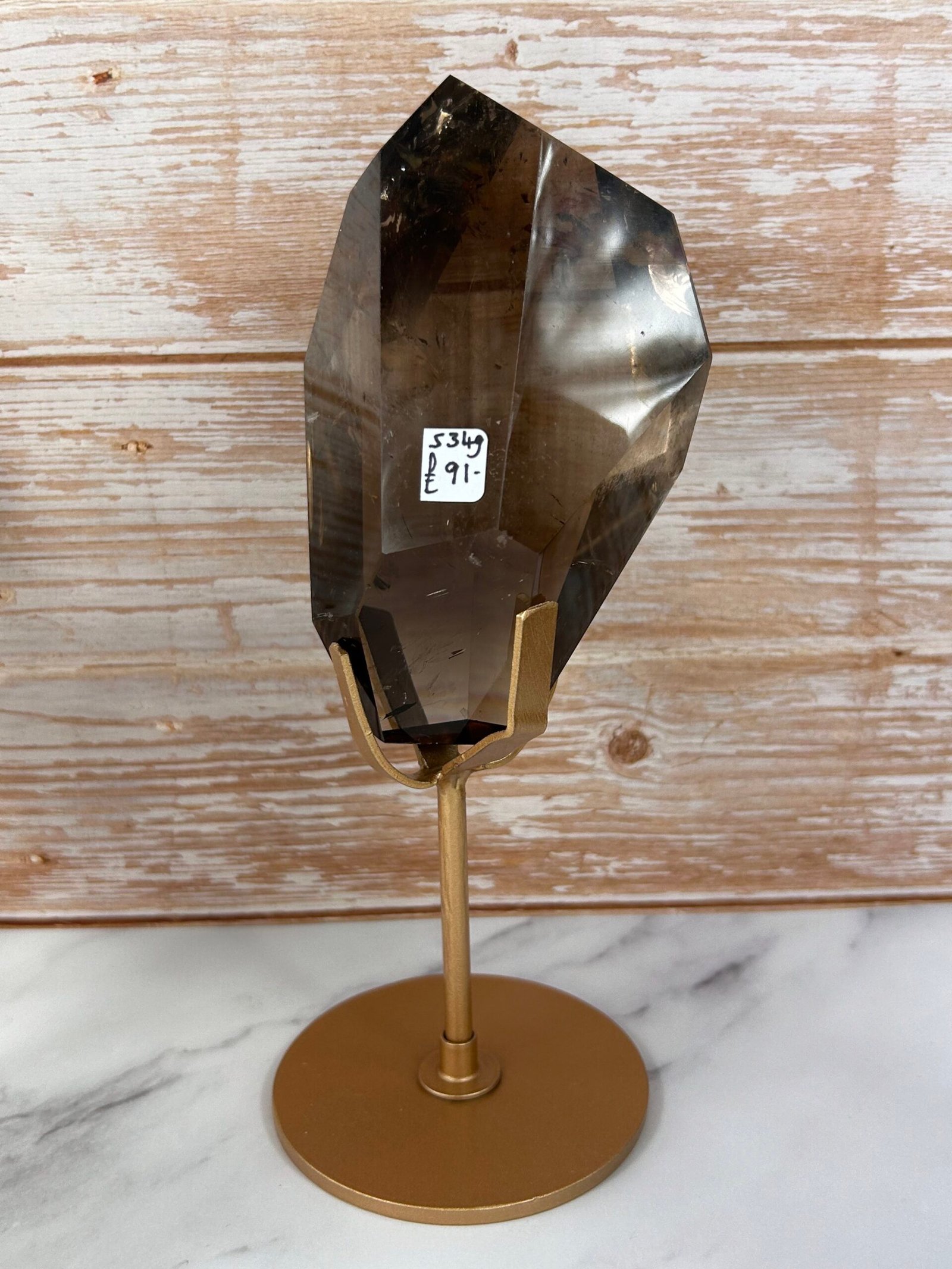 Smoky Quartz Freeform on Stand