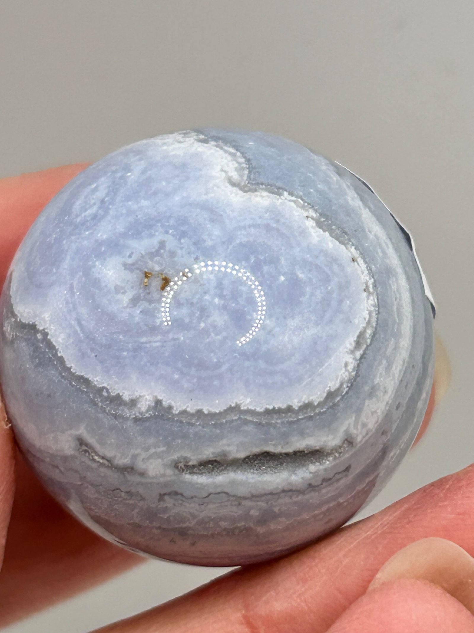 Blue Lace Agate Sphere - Image 8